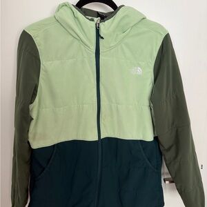 The North Face Green Hooded Jacket